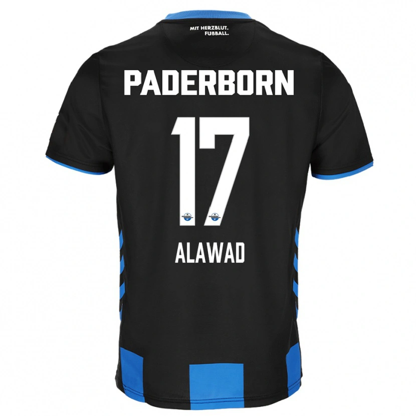 Danxen Criança Camisola A. Alawad #17 Preto Azul Principal 2025/26 Camisa