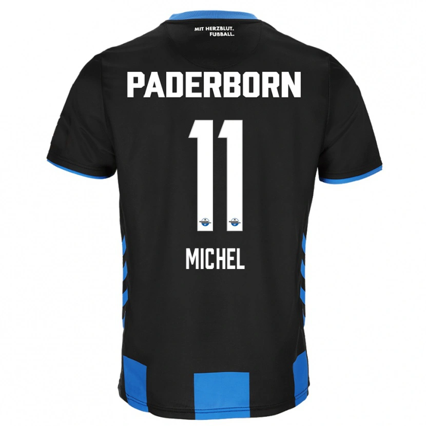Danxen Criança Camisola Sven Michel #11 Preto Azul Principal 2025/26 Camisa