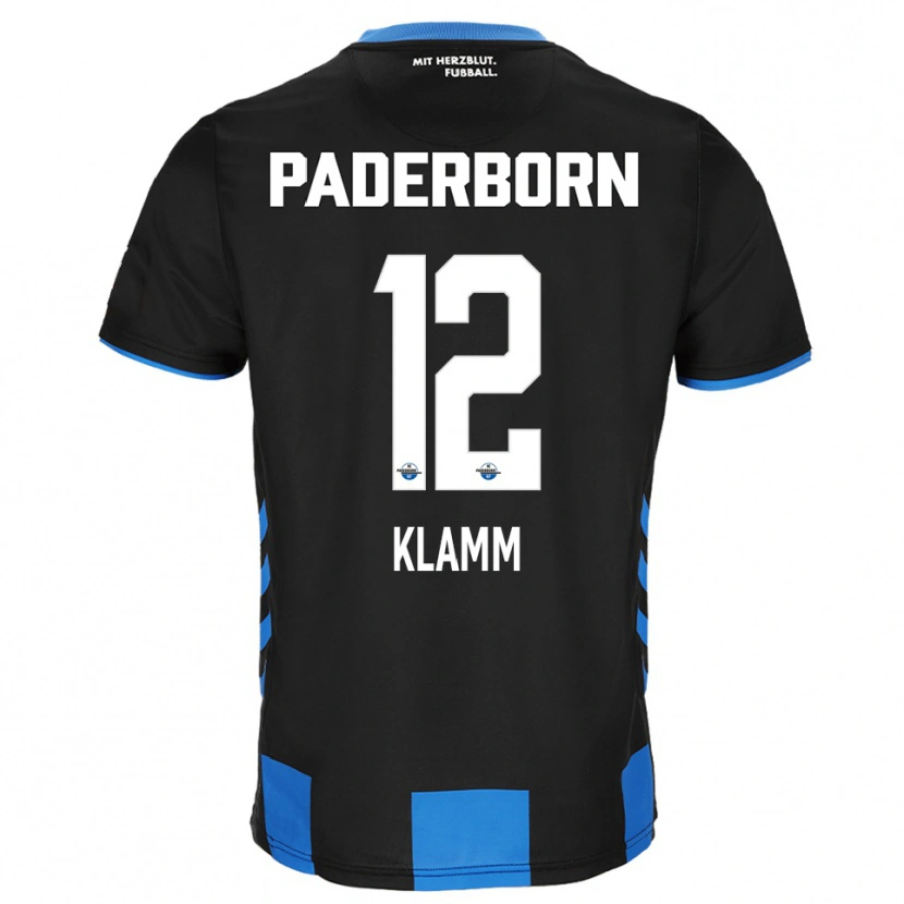 Danxen Criança Camisola Felix Klamm #12 Preto Azul Principal 2025/26 Camisa