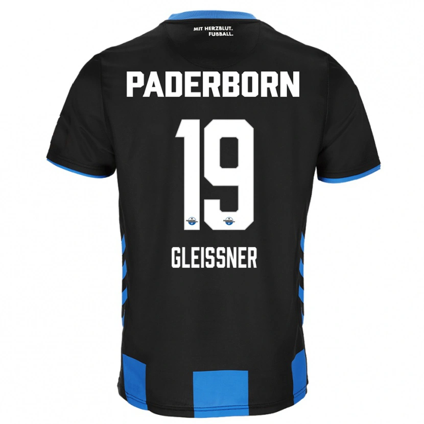 Danxen Criança Camisola Kevin Gleissner #19 Preto Azul Principal 2025/26 Camisa