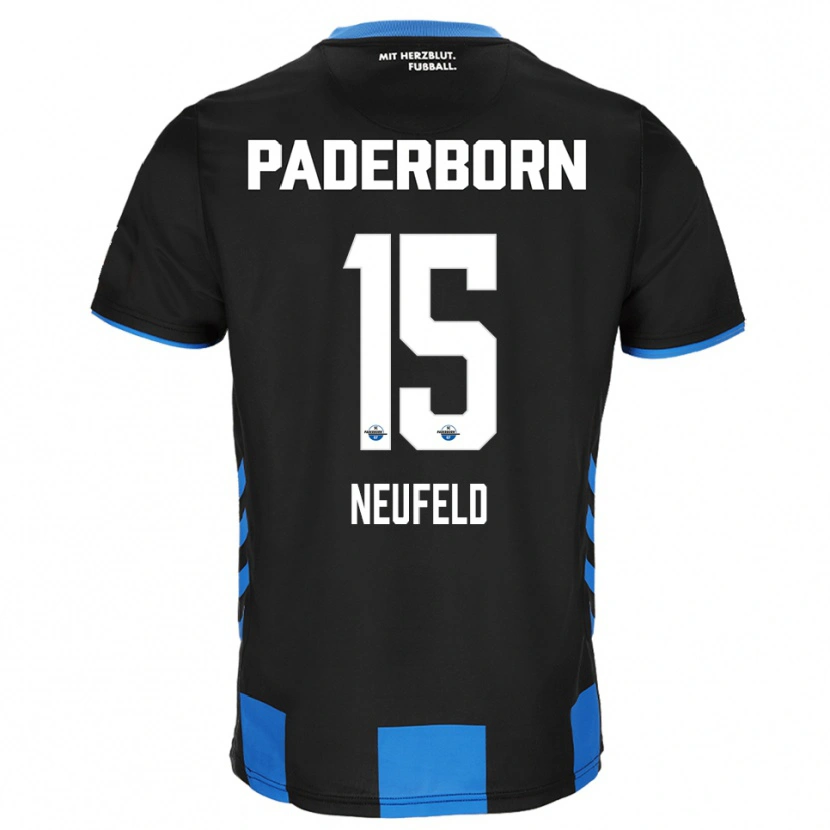 Danxen Criança Camisola Elias Neufeld #15 Preto Azul Principal 2025/26 Camisa