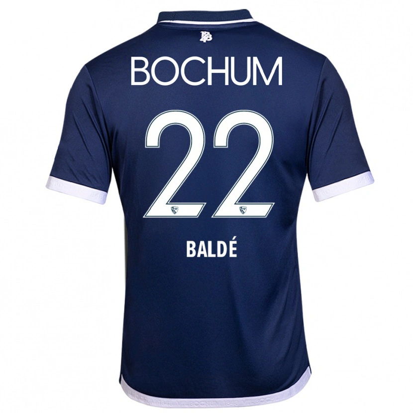 Danxen Criança Camisola Aliou Baldé #22 Azul Marinho Branco Principal 2025/26 Camisa