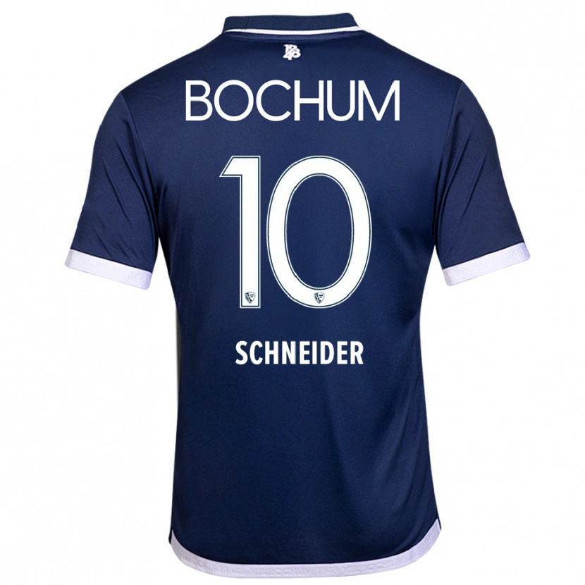 Danxen Criança Camisola Ruben Schneider #10 Azul Marinho Branco Principal 2025/26 Camisa