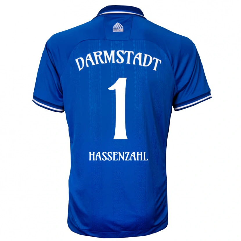 Danxen Criança Camisola Leon Hassenzahl #1 Azul Branco Principal 2025/26 Camisa