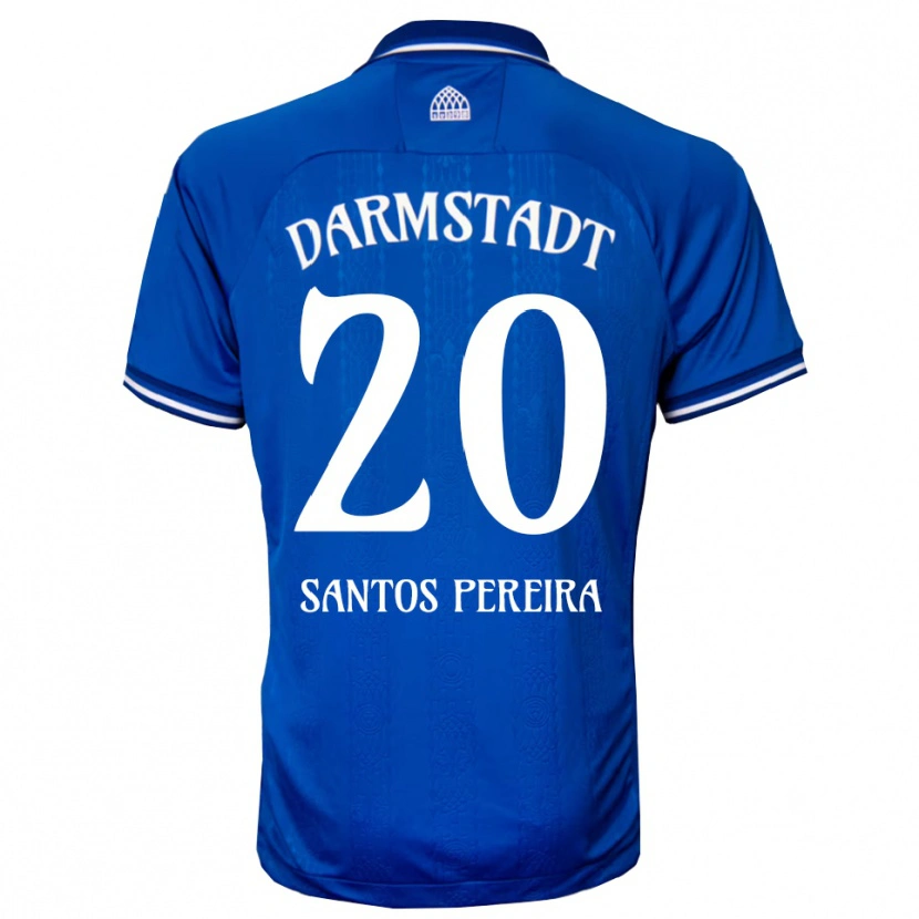 Danxen Criança Camisola Diogo Dos Santos Pereira #20 Azul Branco Principal 2025/26 Camisa