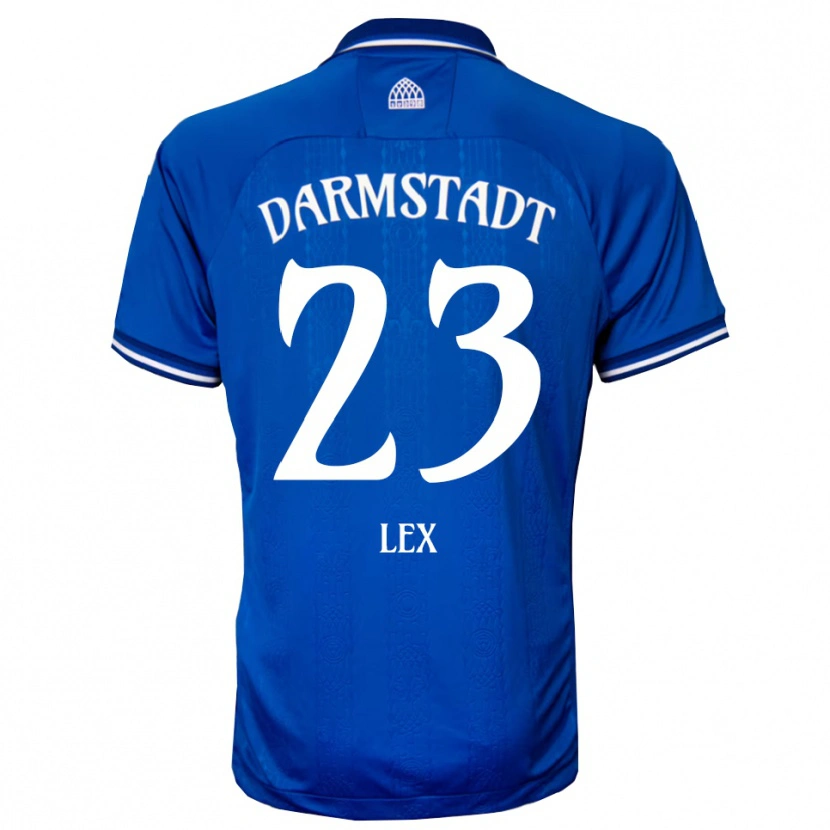 Danxen Criança Camisola Claudius Lex #23 Azul Branco Principal 2025/26 Camisa