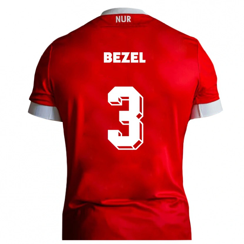 Danxen Criança Camisola Taykut Bezel #3 Vermelho Branco Principal 2025/26 Camisa