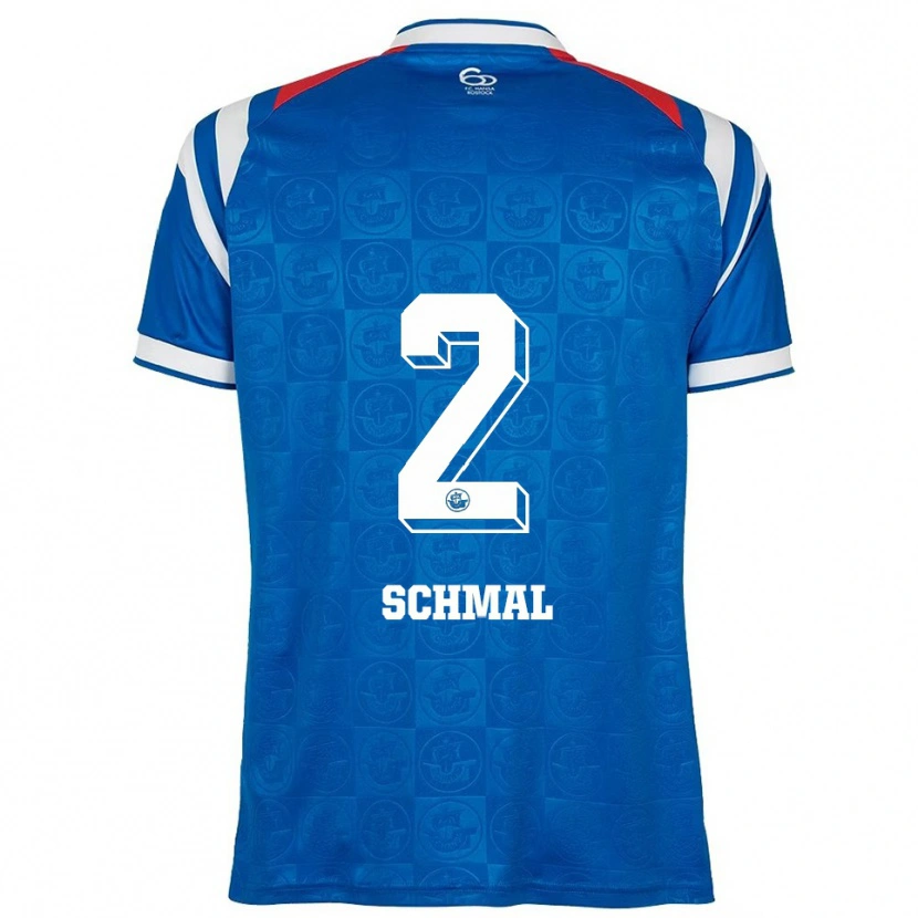 Danxen Criança Camisola Tim Schmal #2 Azul Branco Vermelho Principal 2025/26 Camisa