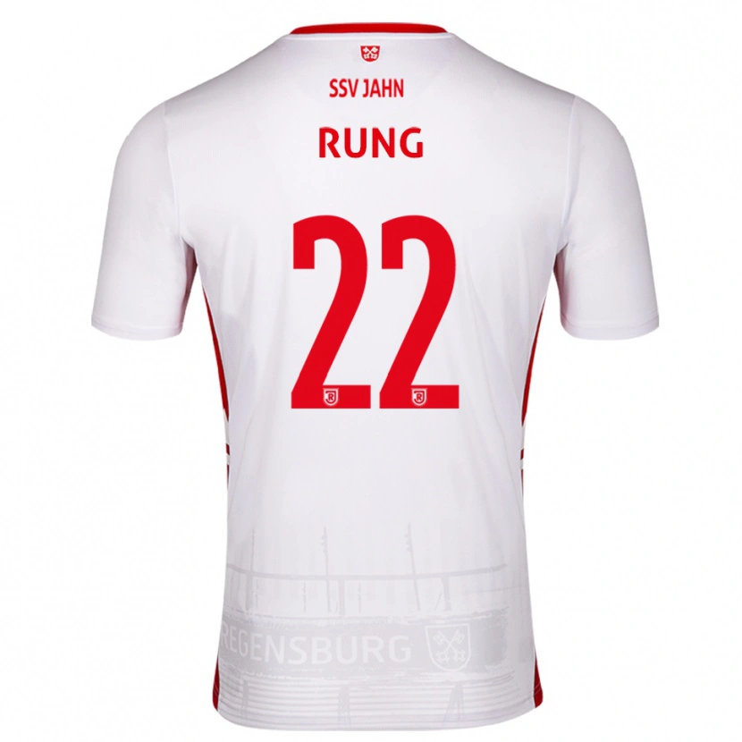 Danxen Criança Camisola Julian Rung #22 Branco Vermelho Principal 2025/26 Camisa