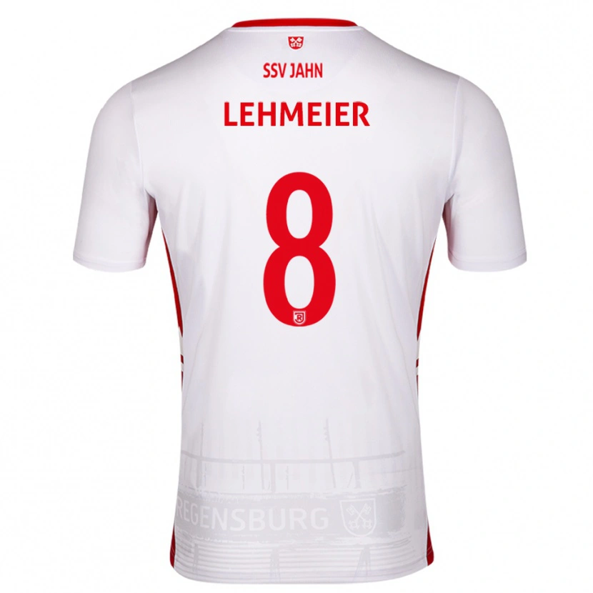 Danxen Criança Camisola Joel Lehmeier #8 Branco Vermelho Principal 2025/26 Camisa