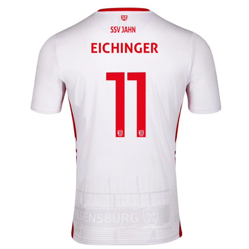 Danxen Criança Camisola Noel Eichinger #11 Branco Vermelho Principal 2025/26 Camisa