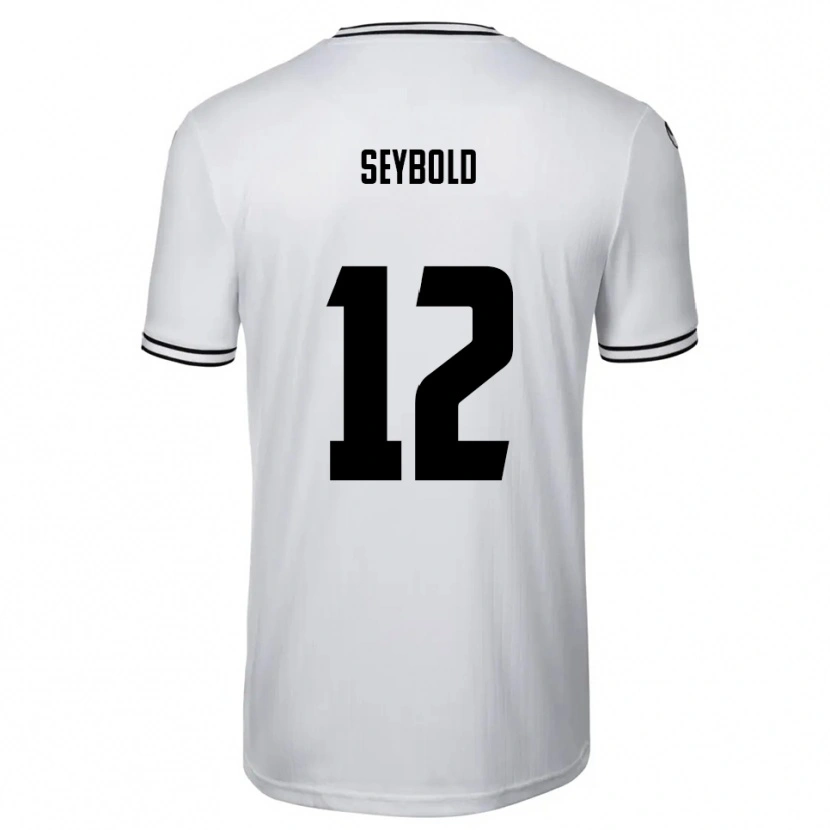 Danxen Criança Camisola Marvin Seybold #12 Branco Preto Principal 2025/26 Camisa