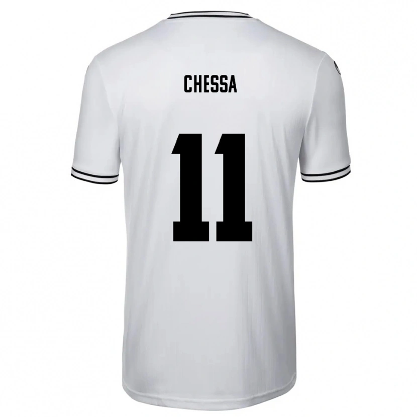 Danxen Criança Camisola Dennis Chessa #11 Branco Preto Principal 2025/26 Camisa
