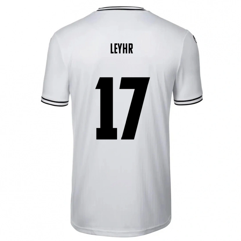 Danxen Criança Camisola Tobias Leyhr #17 Branco Preto Principal 2025/26 Camisa