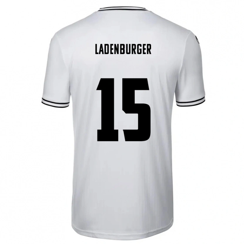 Danxen Criança Camisola Linus Ladenburger #15 Branco Preto Principal 2025/26 Camisa