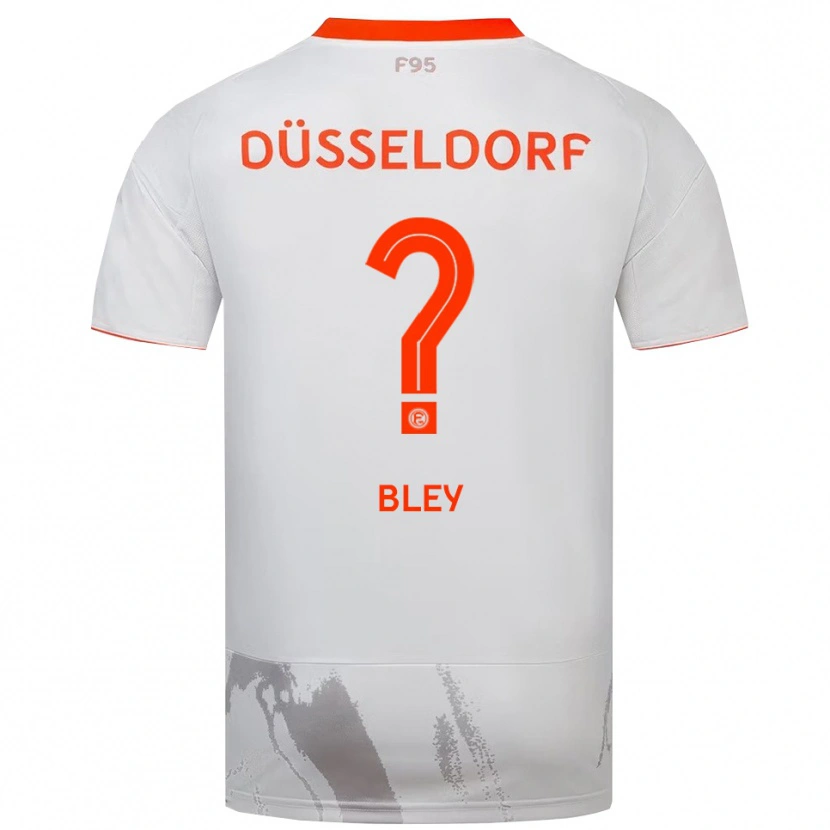Danxen Criança Camisola Melissa Bley #0 Branco Laranja Alternativa 2025/26 Camisa