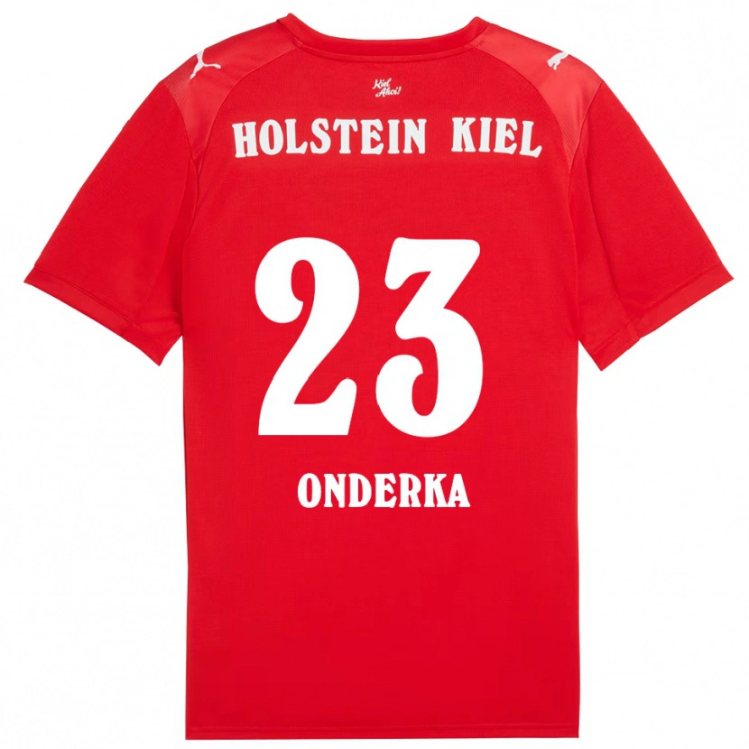 Danxen Criança Camisola Vita Onderka #23 Vermelho Azul Alternativa 2025/26 Camisa