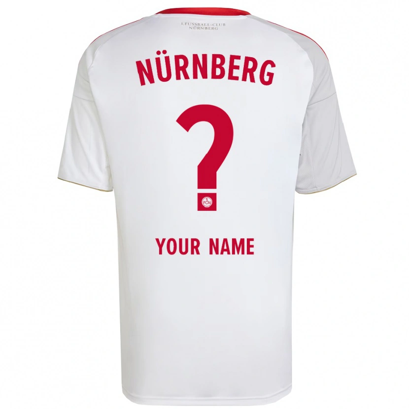 Danxen Criança Camisola Seu Nome #0 Branco Vermelho Alternativa 2025/26 Camisa