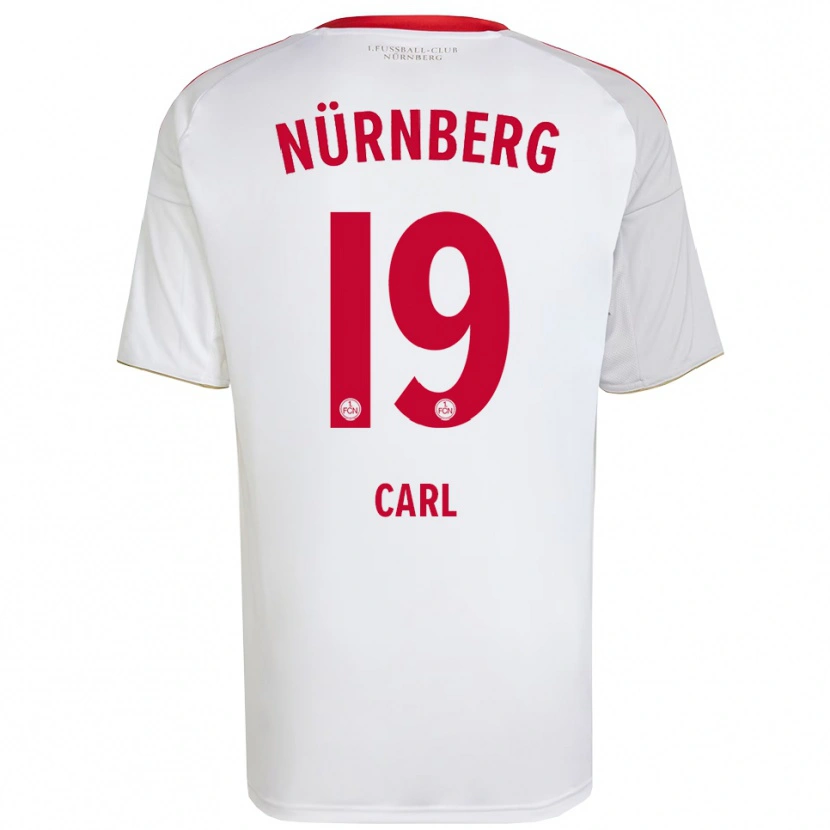 Danxen Criança Camisola Ferdinand Carl #19 Branco Vermelho Alternativa 2025/26 Camisa