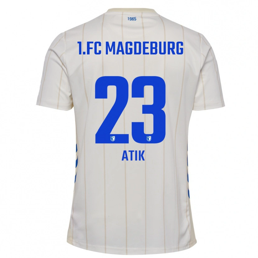 Danxen Criança Camisola Baris Atik #23 Branco Azul Alternativa 2025/26 Camisa