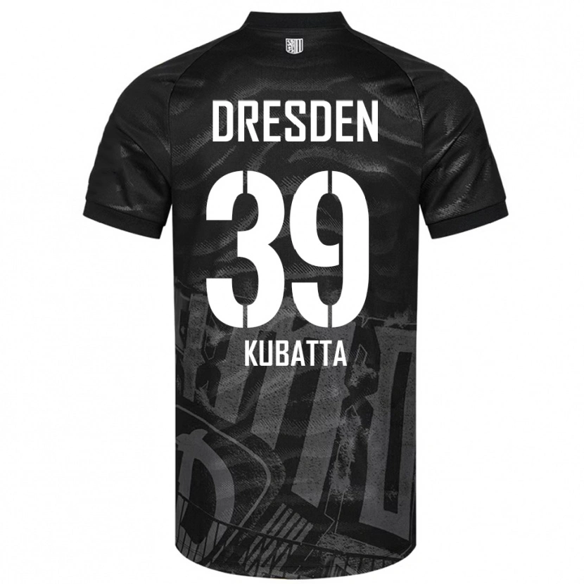 Danxen Criança Camisola David Kubatta #39 Preto Cinzento Alternativa 2025/26 Camisa