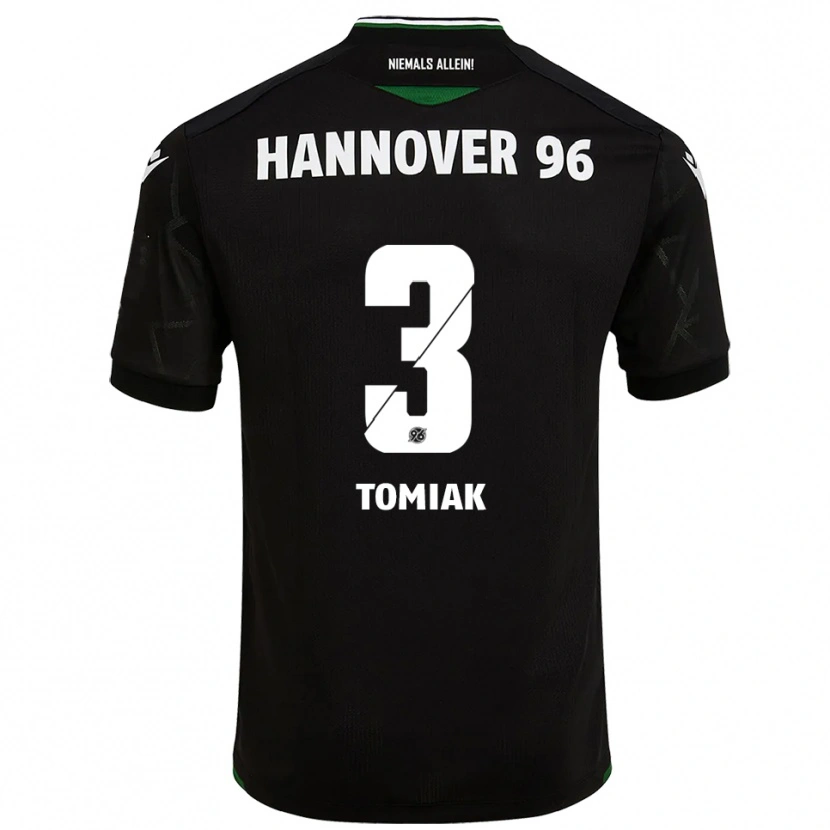 Danxen Criança Camisola Boris Tomiak #3 Preto Verde Alternativa 2025/26 Camisa