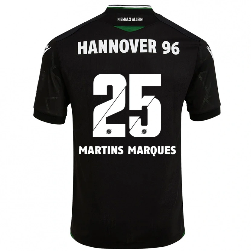 Danxen Criança Camisola Rafael Martins Marques #25 Preto Verde Alternativa 2025/26 Camisa