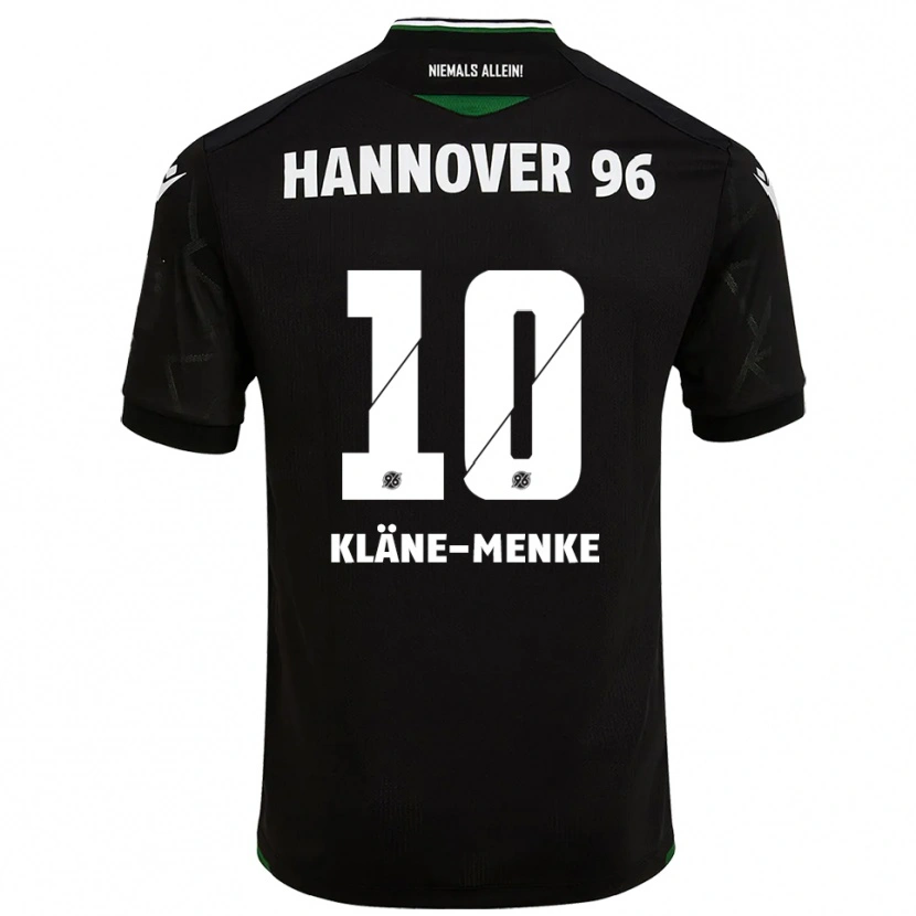 Danxen Criança Camisola Pirmin Kläne-Menke #10 Preto Verde Alternativa 2025/26 Camisa