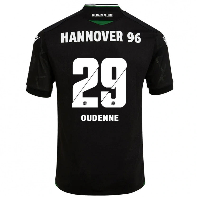 Danxen Criança Camisola Kolja Oudenne #29 Preto Verde Alternativa 2025/26 Camisa