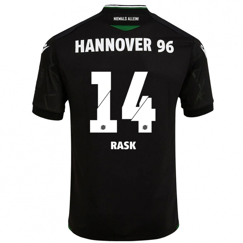 Danxen Criança Camisola Peter Rask #14 Preto Verde Alternativa 2025/26 Camisa