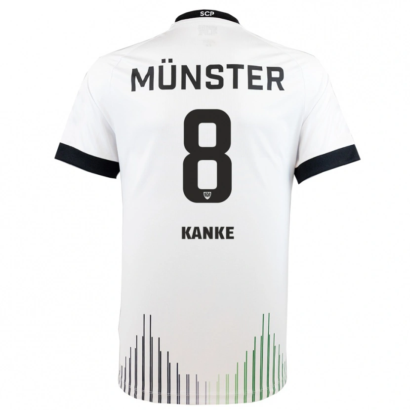 Danxen Criança Camisola Tim Kanke #8 Branco Preto Alternativa 2025/26 Camisa
