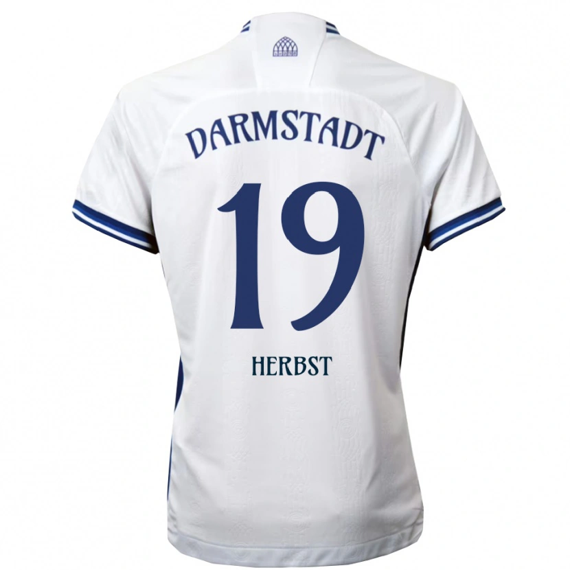 Danxen Criança Camisola Milian Herbst #19 Branco Azul Alternativa 2025/26 Camisa
