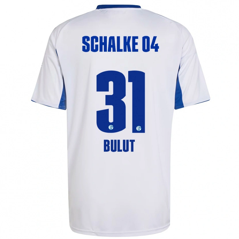 Danxen Criança Camisola Taylan Bulut #31 Branco Azul Alternativa 2025/26 Camisa