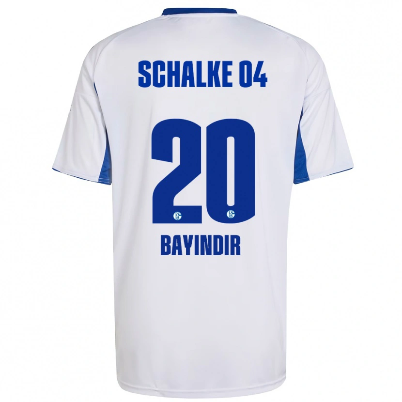 Danxen Criança Camisola Aris Bayindir #20 Branco Azul Alternativa 2025/26 Camisa