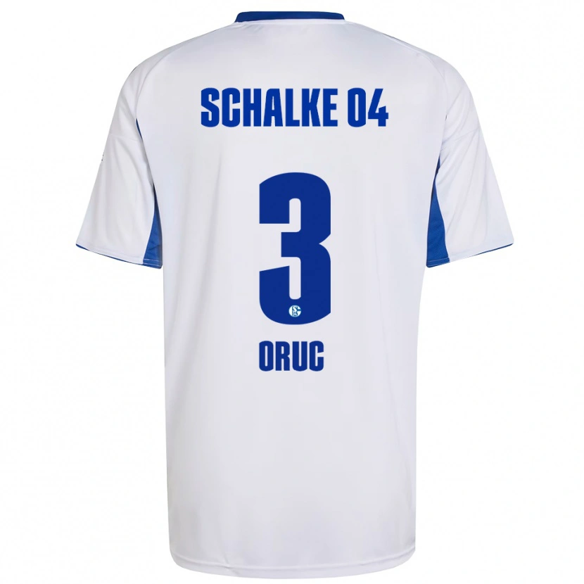 Danxen Criança Camisola Arda Oruç #3 Branco Azul Alternativa 2025/26 Camisa