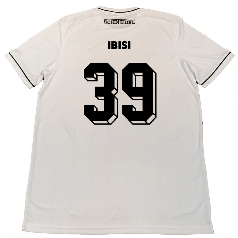 Danxen Criança Camisola Altin Ibisi #39 Branco Preto Alternativa 2025/26 Camisa