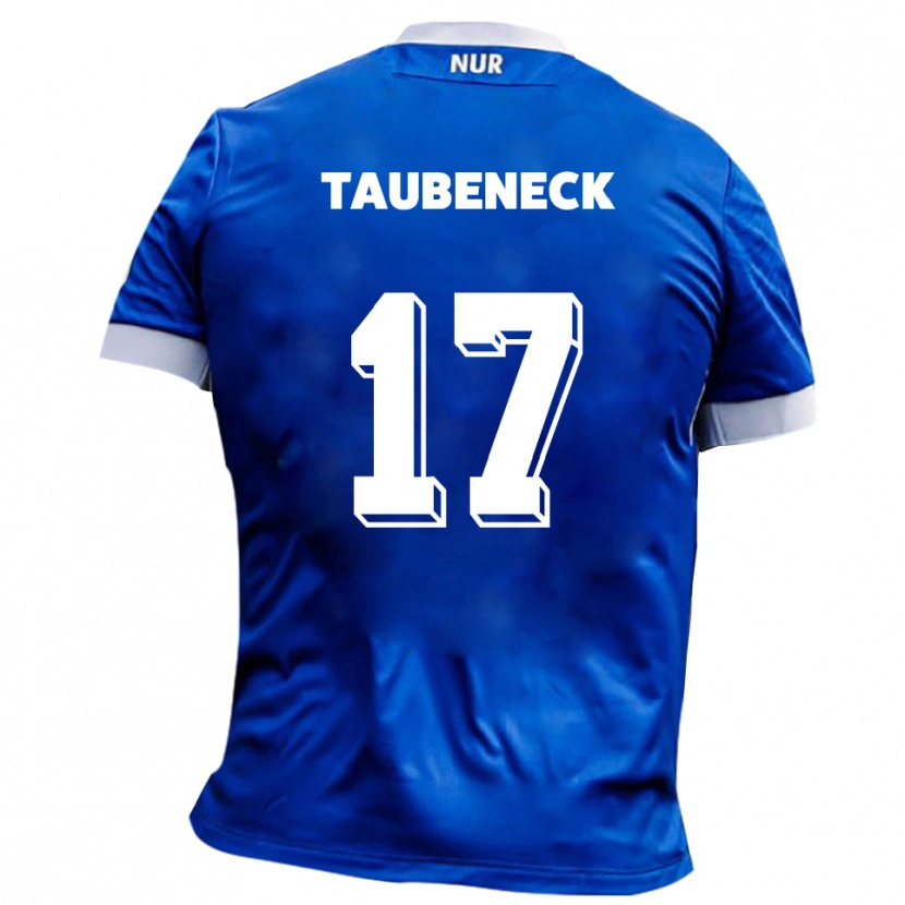 Danxen Criança Camisola Joey Taubeneck #17 Azul Branco Alternativa 2025/26 Camisa