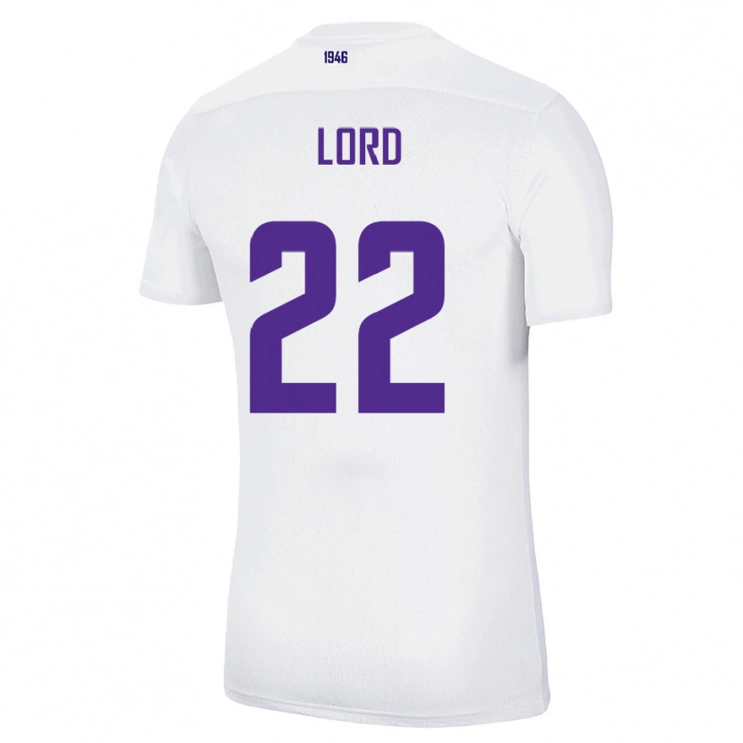 Danxen Criança Camisola Louis Lord #22 Branco Verde Alternativa 2025/26 Camisa