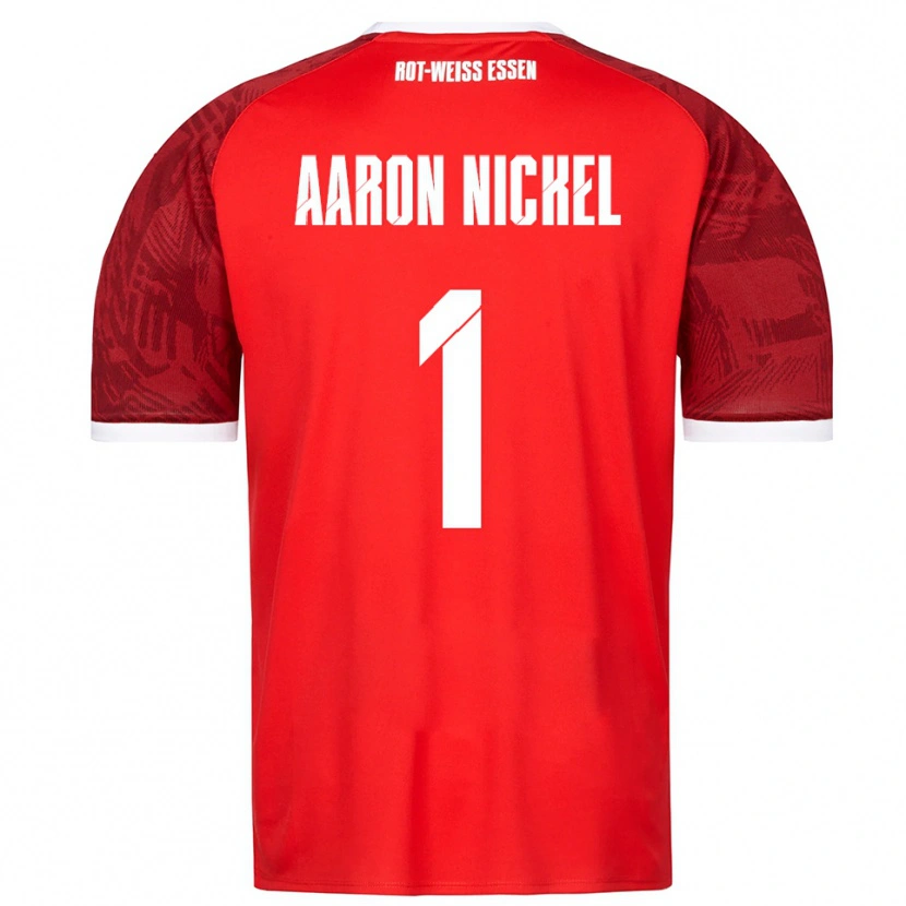 Danxen Criança Camisola Arvit Aaron Nickel #1 Vermelho Borgonha Branco Alternativa 2025/26 Camisa
