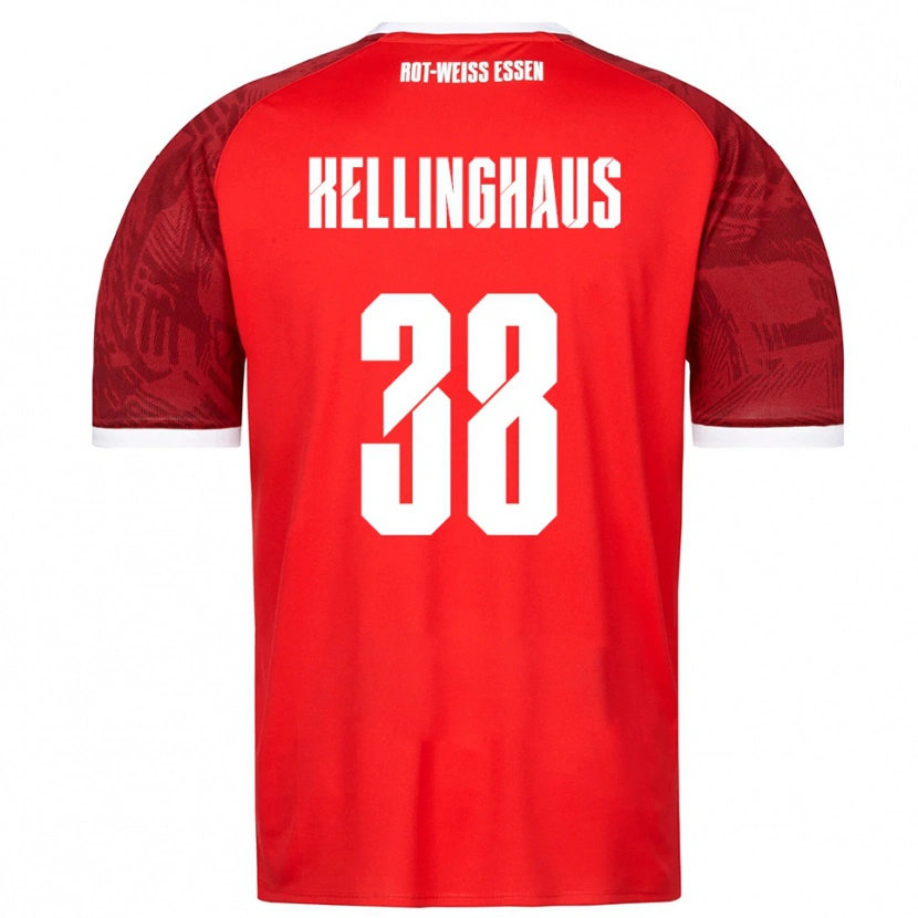 Danxen Criança Camisola Nicolai Schulte-Kellinghaus #38 Vermelho Borgonha Branco Alternativa 2025/26 Camisa