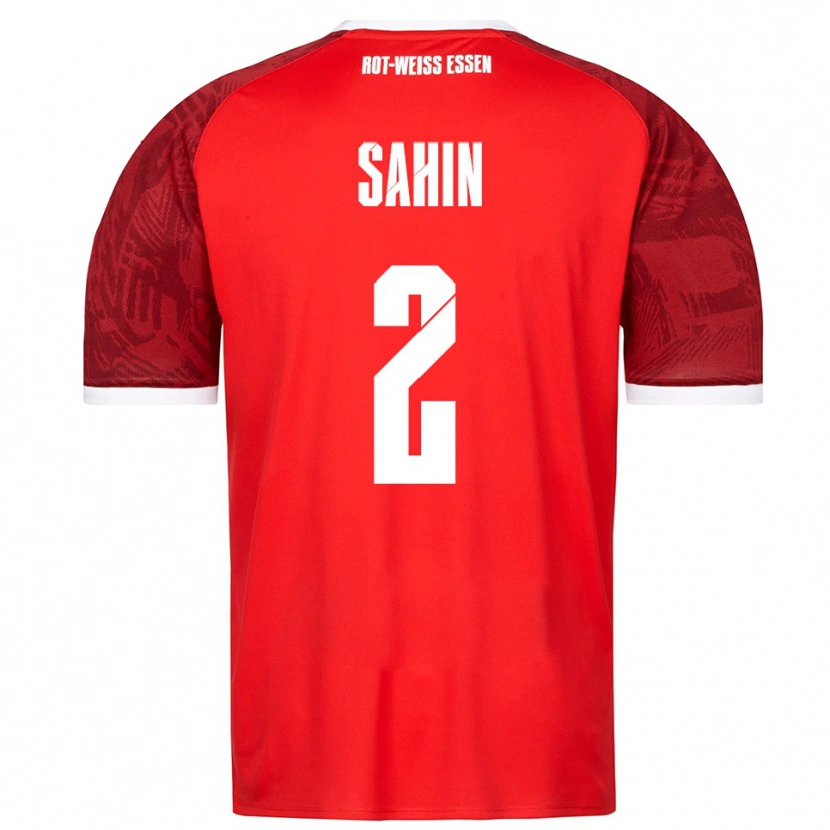 Danxen Criança Camisola Can Sahin #2 Vermelho Borgonha Branco Alternativa 2025/26 Camisa