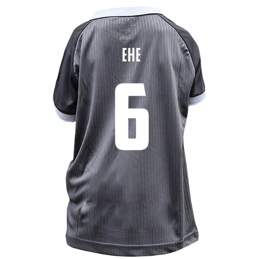 Danxen Criança Camisola Benedikt Ehe #6 Cinzento Branco Alternativa 2025/26 Camisa