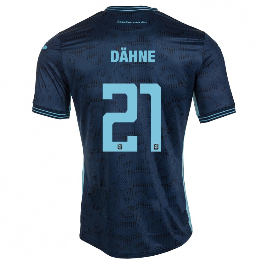 Danxen Criança Camisola Thomas Dähne #21 Azul Royal Alternativa 2025/26 Camisa