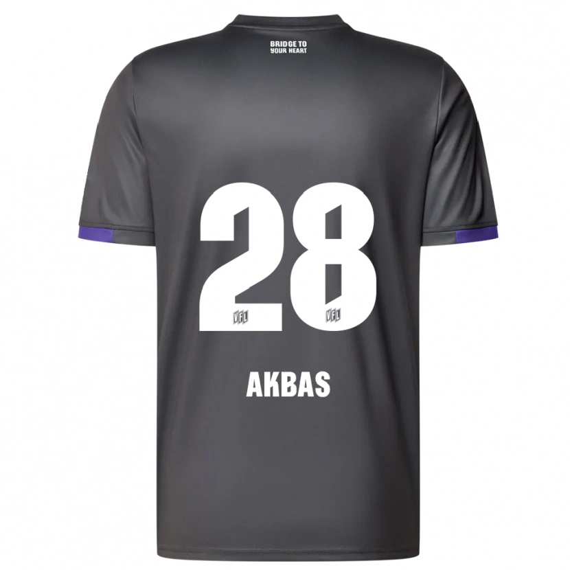 Danxen Criança Camisola Can Akbas #28 Cinzento Roxo Alternativa 2025/26 Camisa