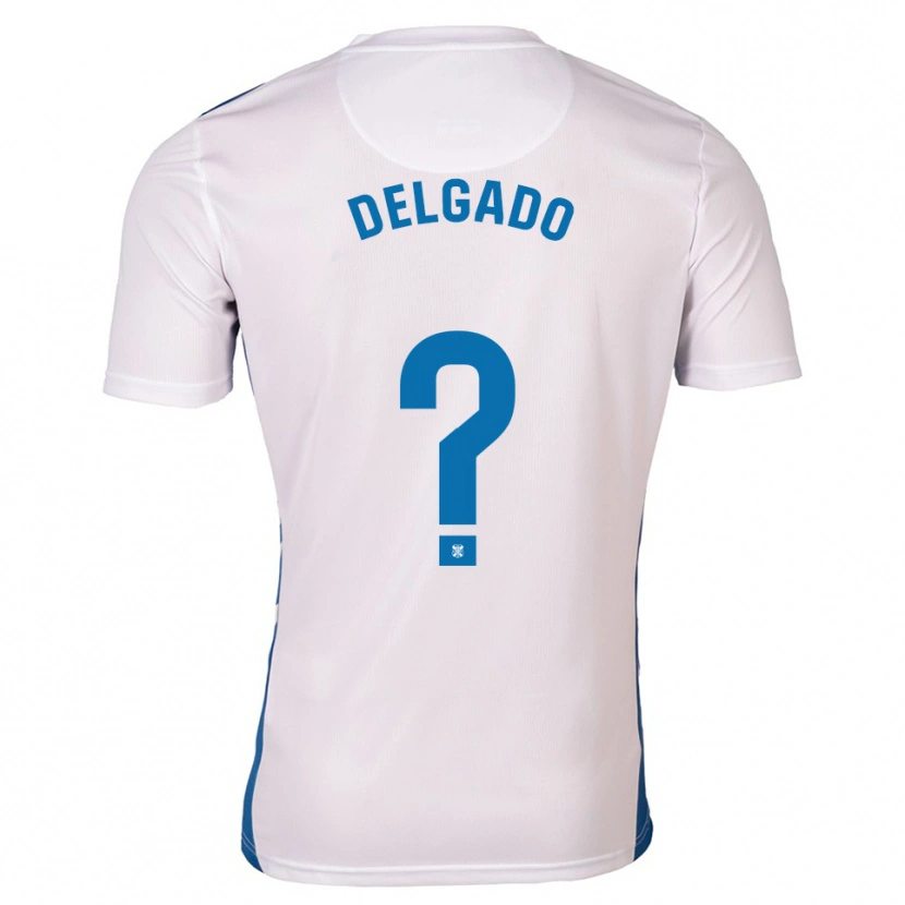 Danxen Homem Camisola Ale Delgado #0 Branco Azul Principal 2025/26 Camisa