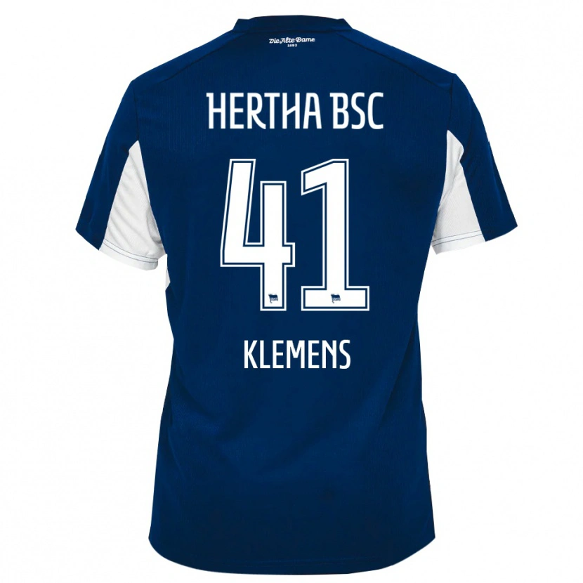 Danxen Homem Camisola Pascal Klemens #41 Branco Azul Principal 2025/26 Camisa