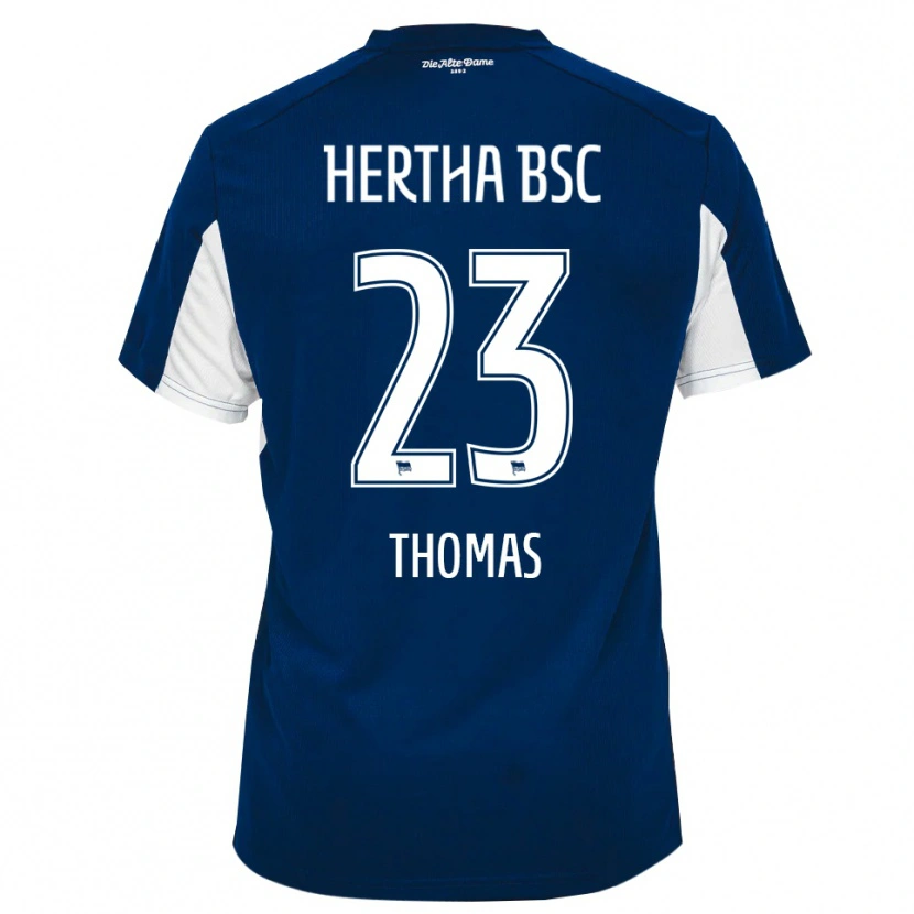 Danxen Homem Camisola Aaliyah Thomas #23 Branco Azul Principal 2025/26 Camisa