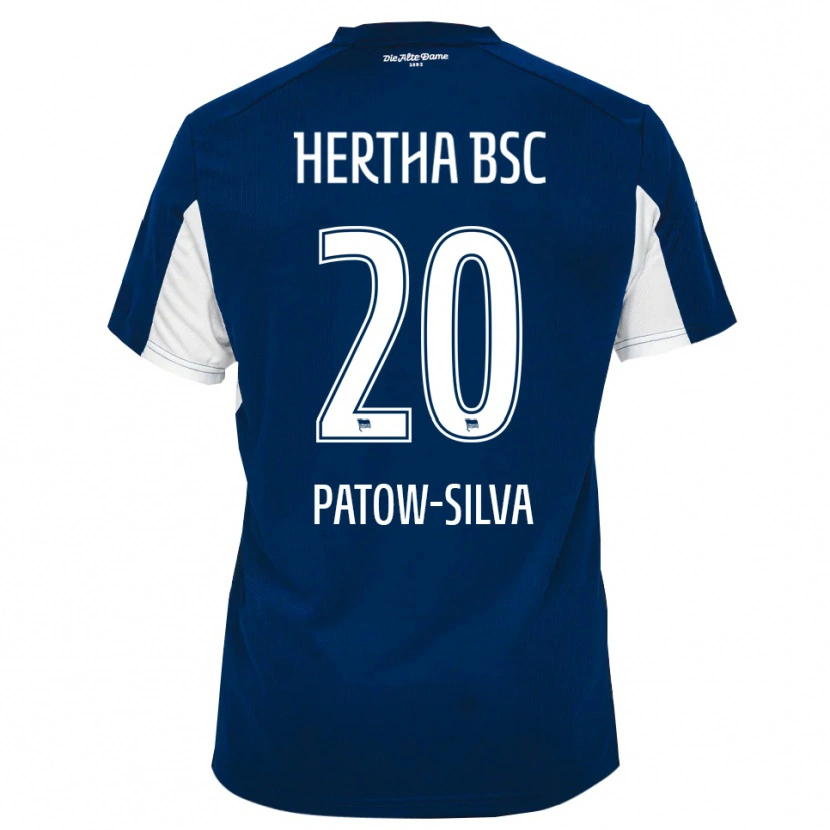 Danxen Homem Camisola Oscar Patow-Silva #20 Branco Azul Principal 2025/26 Camisa