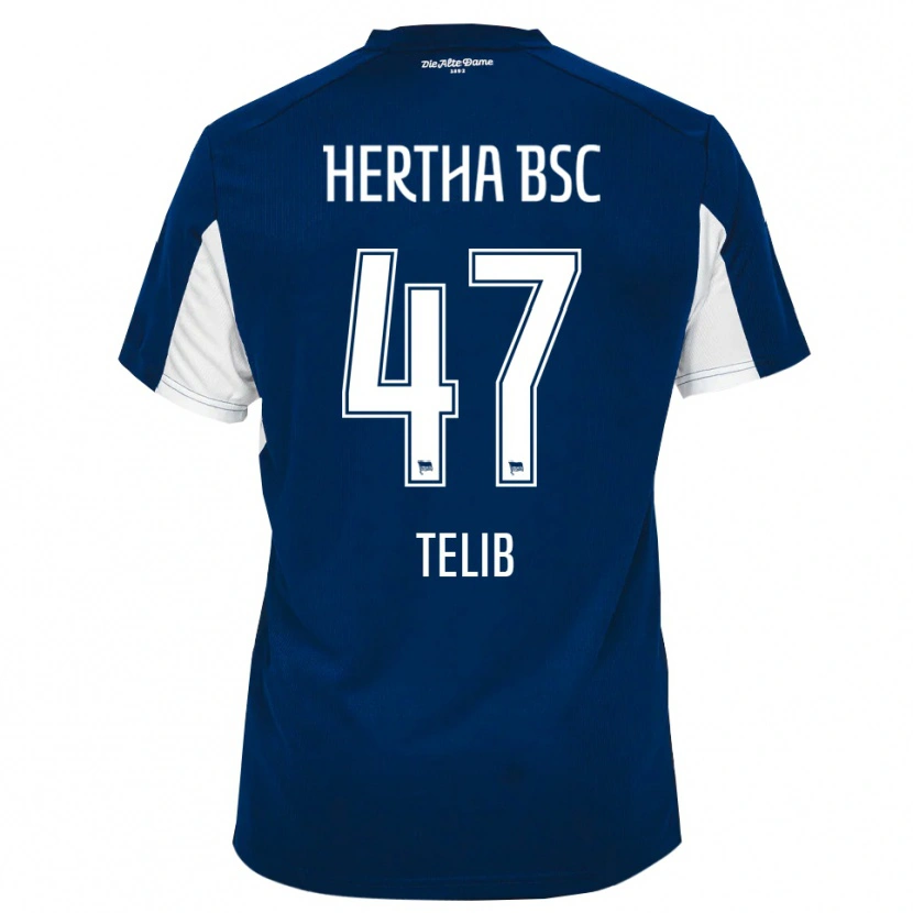 Danxen Homem Camisola Selim Telib #47 Branco Azul Principal 2025/26 Camisa