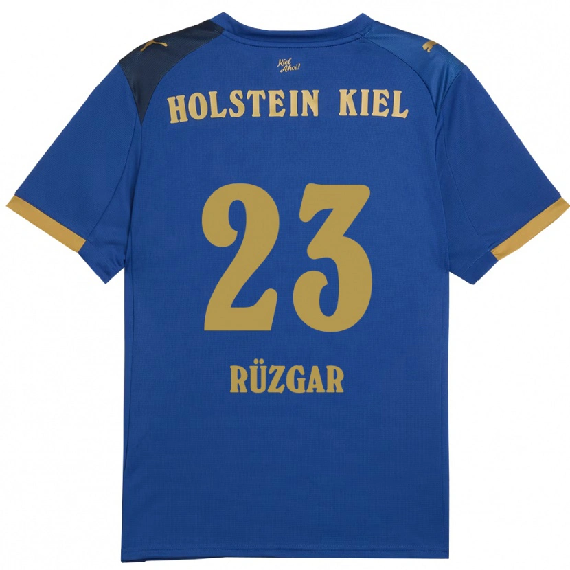 Danxen Homem Camisola Enes Rüzgar #23 Azul Dourado Principal 2025/26 Camisa